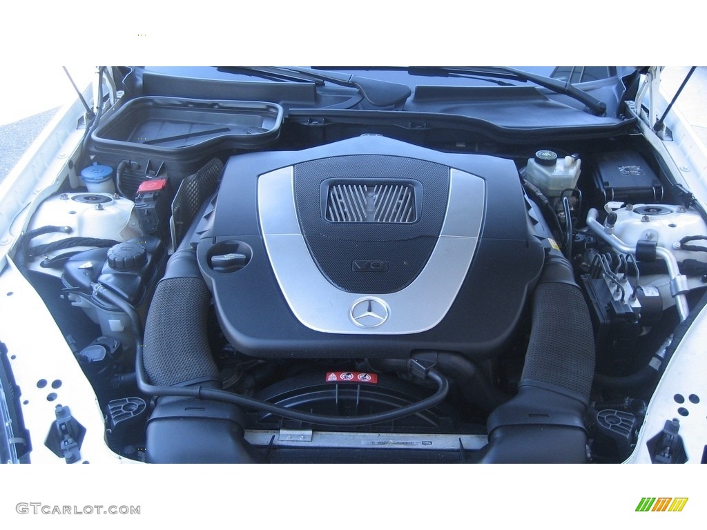 2007 SLK 350 Roadster - Arctic White / Red photo #15