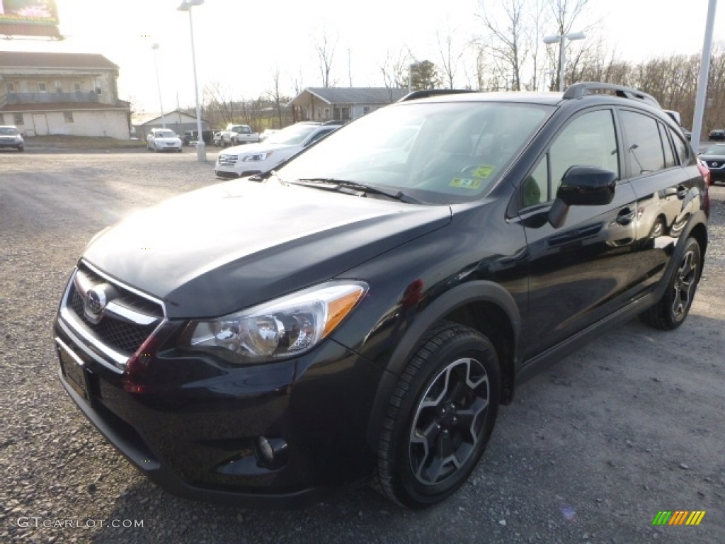 2014 XV Crosstrek 2.0i Limited - Crystal Black Silica / Black photo #11