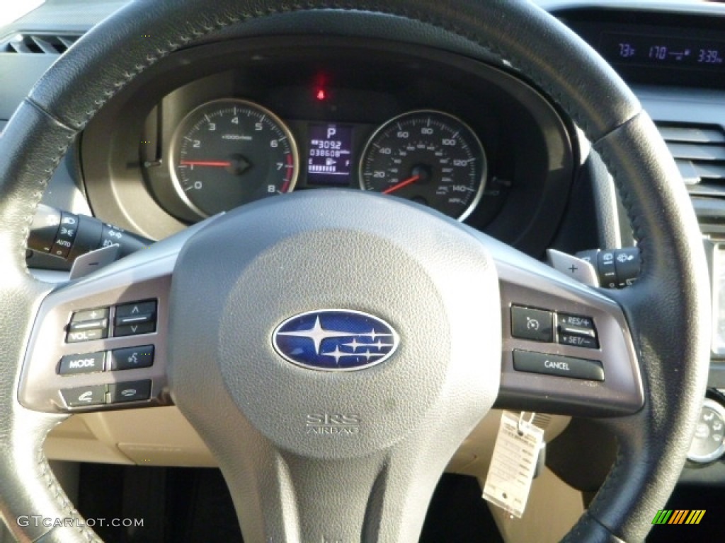 2014 XV Crosstrek 2.0i Limited - Crystal Black Silica / Black photo #23