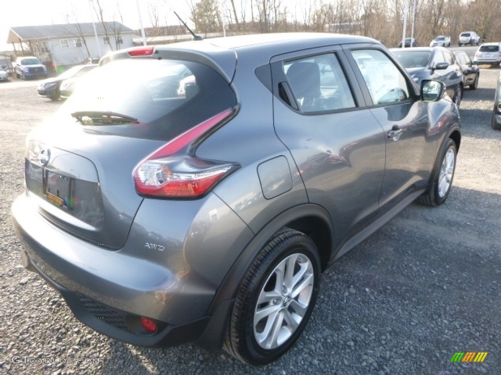 2016 Juke S AWD - Gun Metallic / Black/Silver photo #5