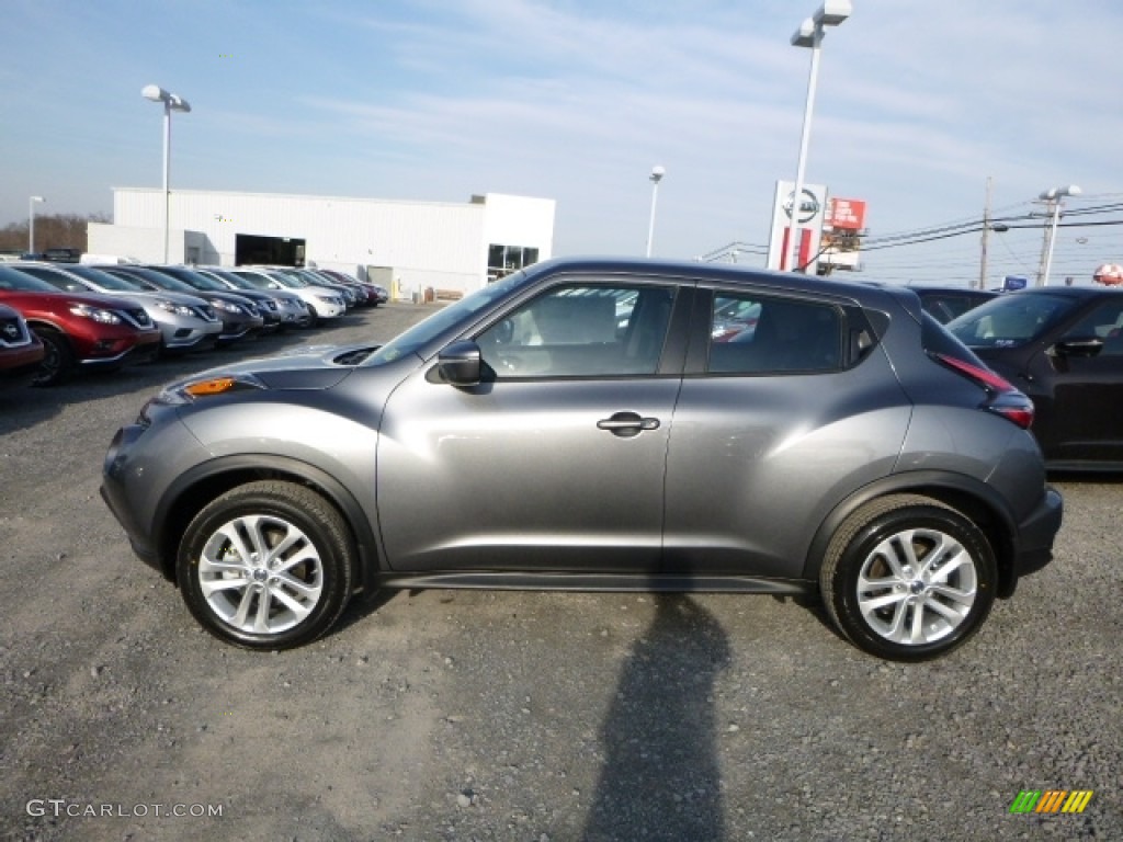 Gun Metallic 2016 Nissan Juke S AWD Exterior Photo #111405472