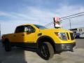 2016 Solar Flare Yellow Nissan TITAN XD PRO-4X Crew Cab 4x4  photo #1