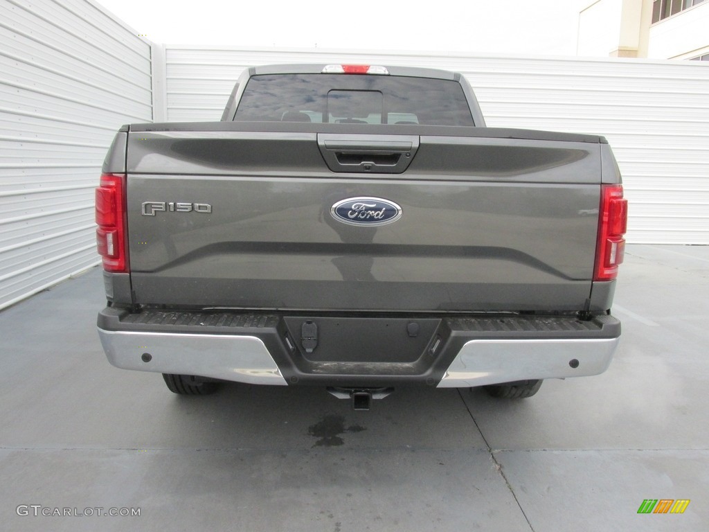 2016 F150 Lariat SuperCrew - Magnetic / Black photo #5