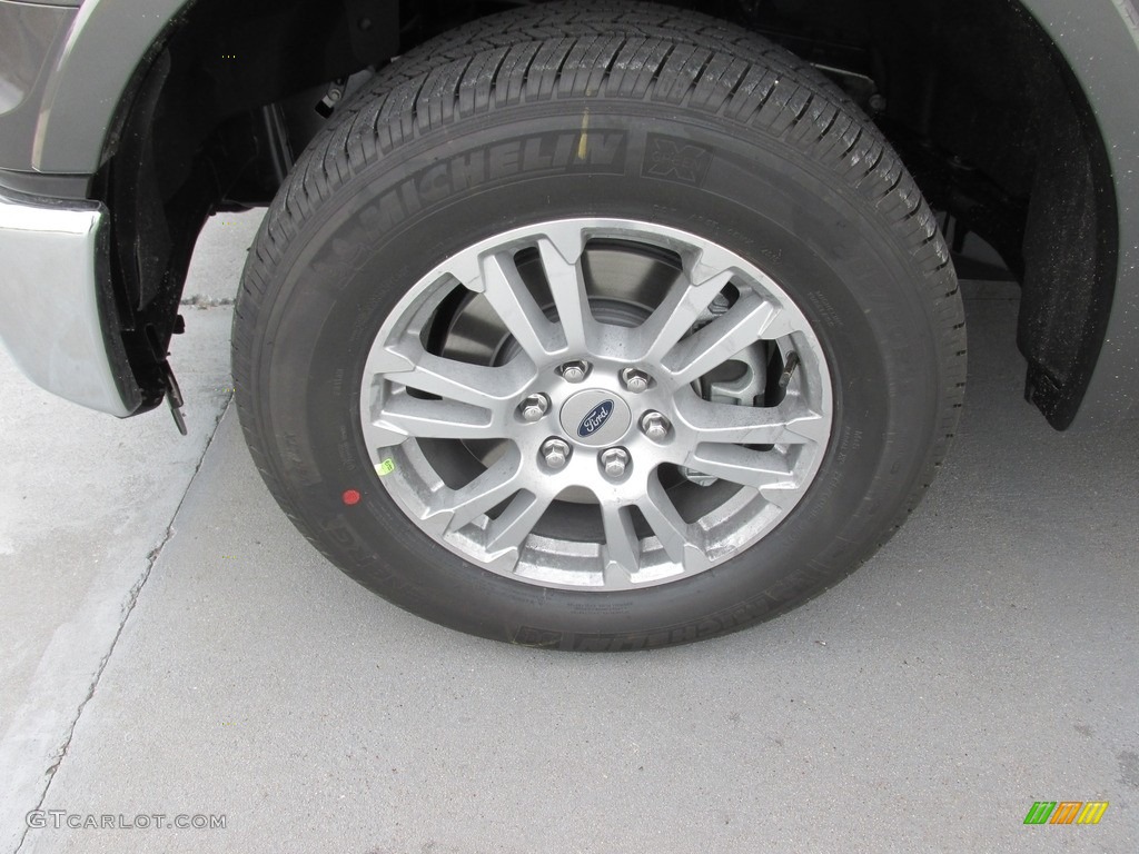 2016 F150 Lariat SuperCrew - Magnetic / Black photo #11