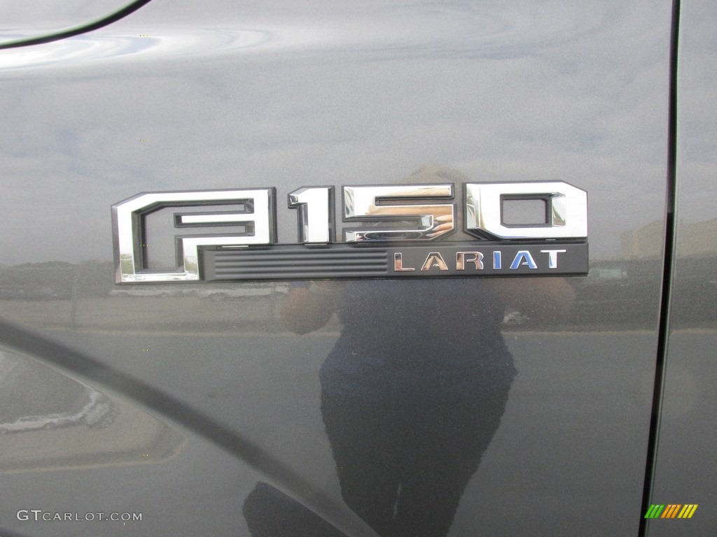 2016 F150 Lariat SuperCrew - Magnetic / Black photo #13