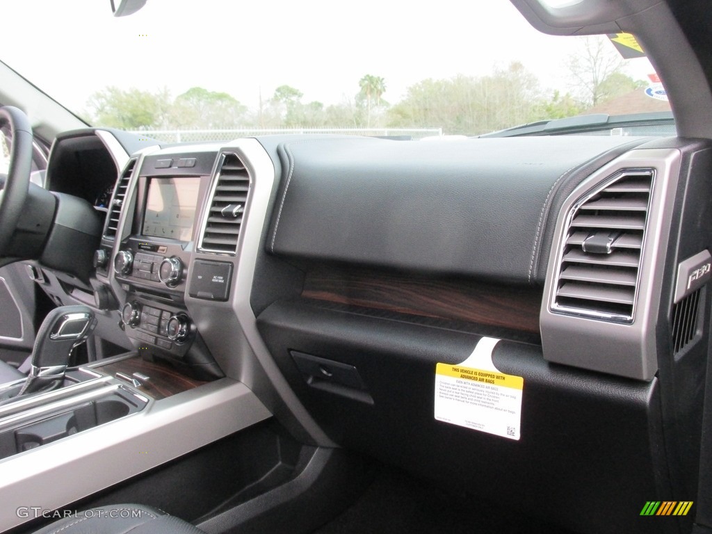 2016 F150 Lariat SuperCrew - Magnetic / Black photo #15