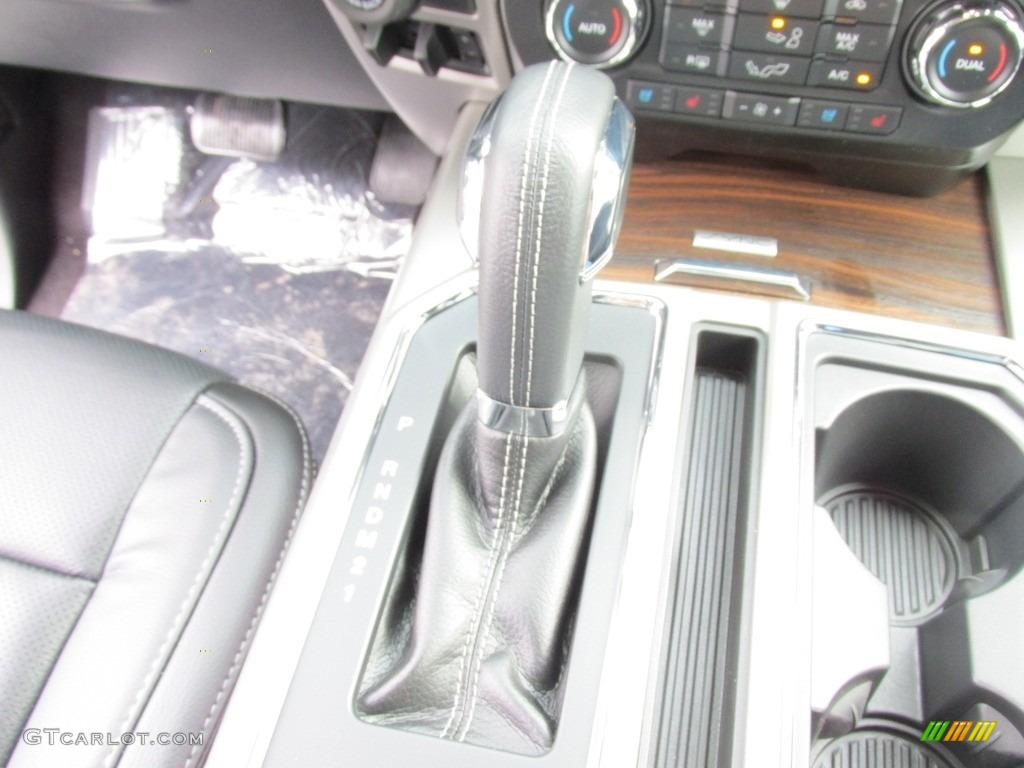 2016 F150 Lariat SuperCrew - Magnetic / Black photo #29