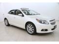 White Diamond Tricoat 2013 Chevrolet Malibu LTZ