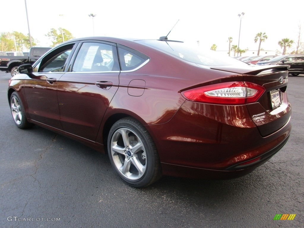 2016 Fusion S - Bronze Fire Metallic / Medium Earth Gray photo #5