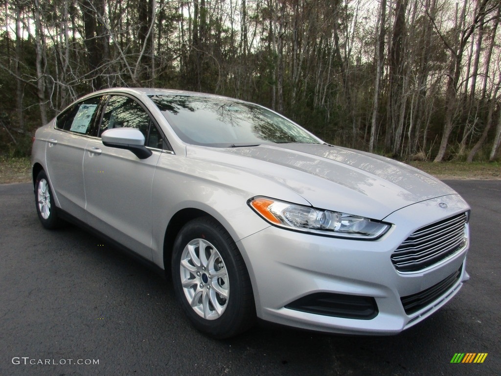 2016 Fusion S - Ingot Silver Metallic / Medium Earth Gray photo #1