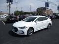 2017 White Hyundai Elantra Limited  photo #3