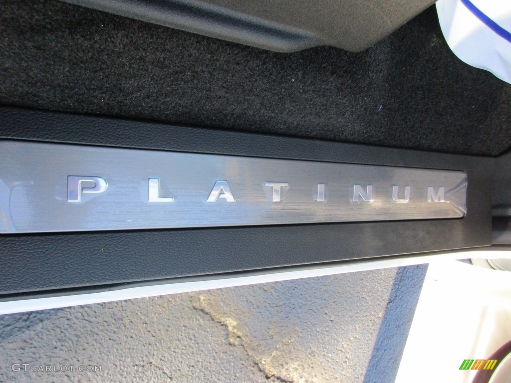 2016 F150 Platinum SuperCrew - White Platinum / Platinum Black photo #24