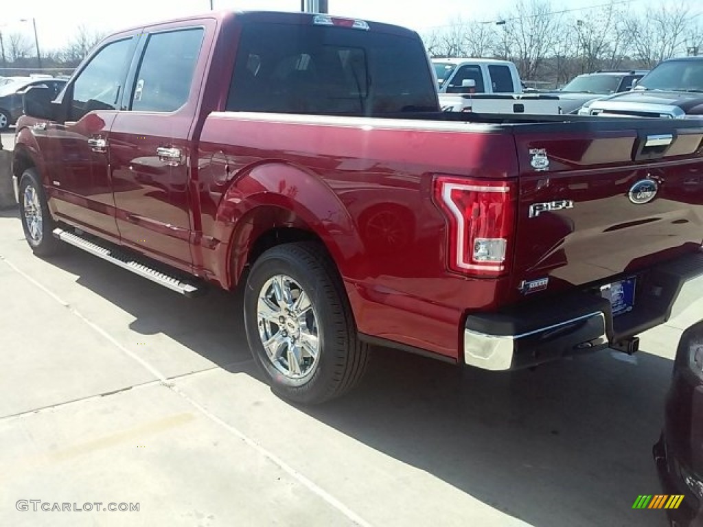 2016 F150 XLT SuperCrew - Ruby Red / Medium Earth Gray photo #10