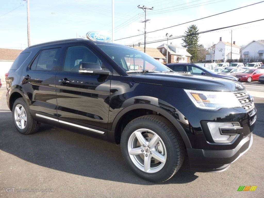 2016 Explorer XLT 4WD - Shadow Black / Ebony Black photo #3