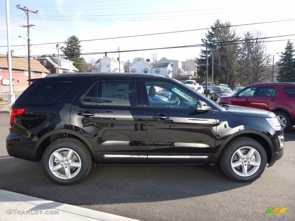 2016 Explorer XLT 4WD - Shadow Black / Ebony Black photo #4