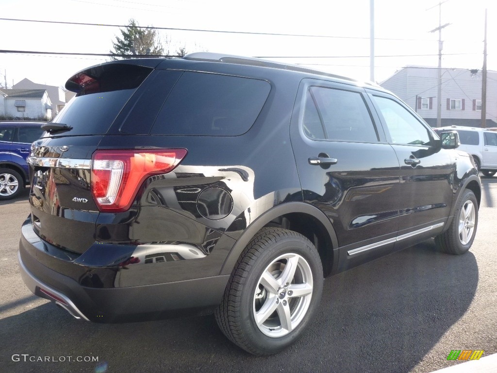 2016 Explorer XLT 4WD - Shadow Black / Ebony Black photo #5