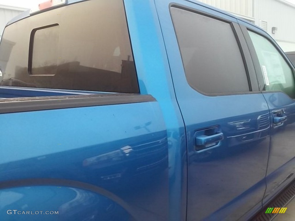 2016 F150 XLT SuperCrew - Blue Flame / Black photo #6