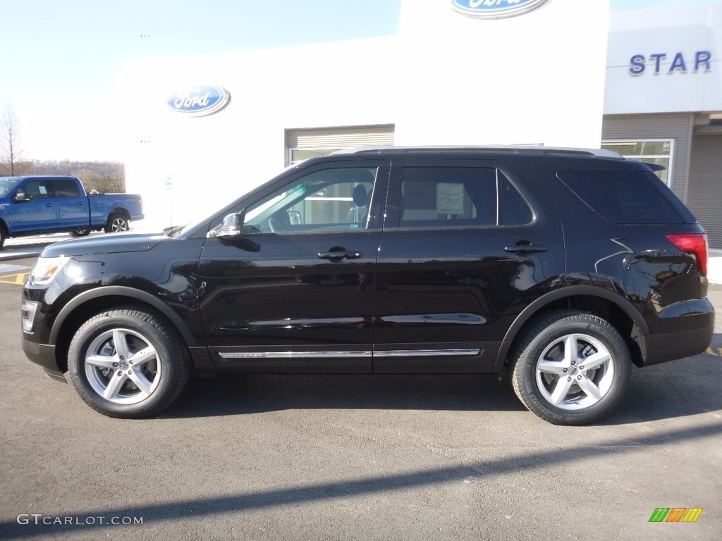 2016 Explorer XLT 4WD - Shadow Black / Ebony Black photo #8