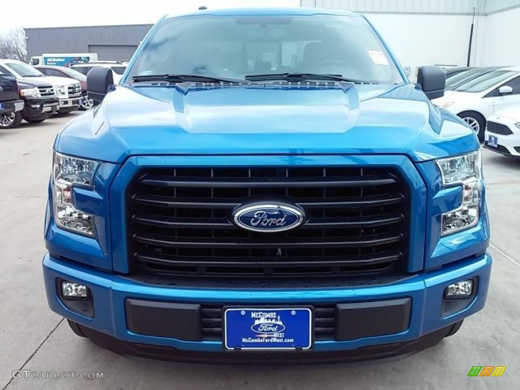 2016 F150 XLT SuperCrew - Blue Flame / Black photo #17