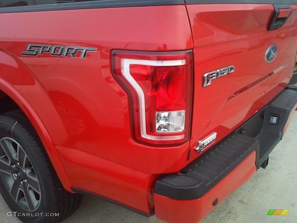 2016 F150 XLT SuperCrew - Race Red / Black photo #11