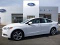 2016 Oxford White Ford Fusion S  photo #1