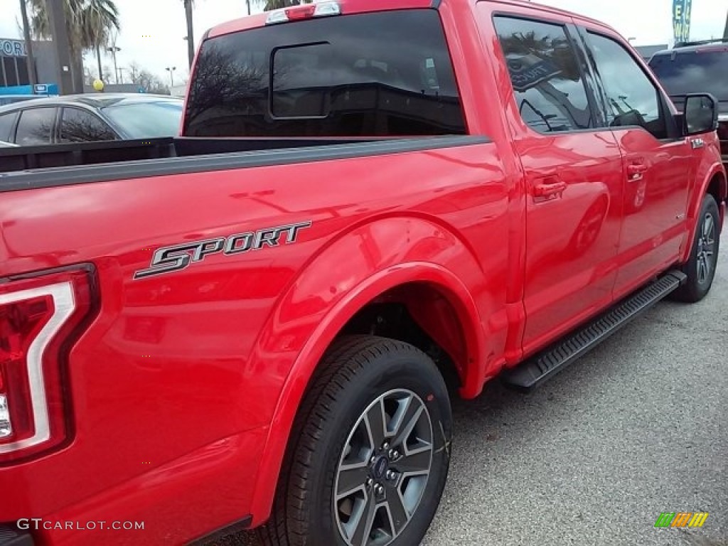 2016 F150 XLT SuperCrew - Race Red / Black photo #24