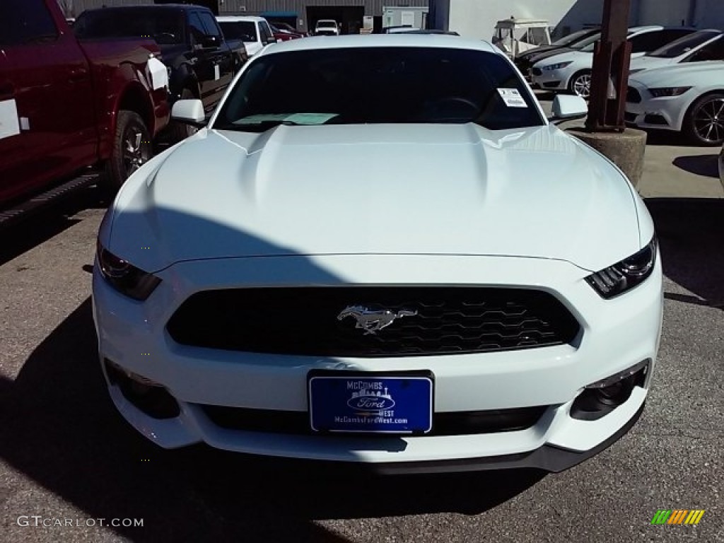 2016 Mustang V6 Coupe - Oxford White / Ebony photo #5
