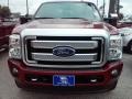 2016 Ruby Red Metallic Ford F250 Super Duty Platinum Crew Cab 4x4  photo #7