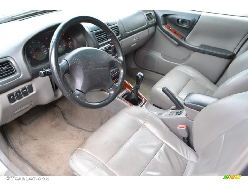2001 Forester 2.5 S - Silverthorn Metallic / Gray photo #7