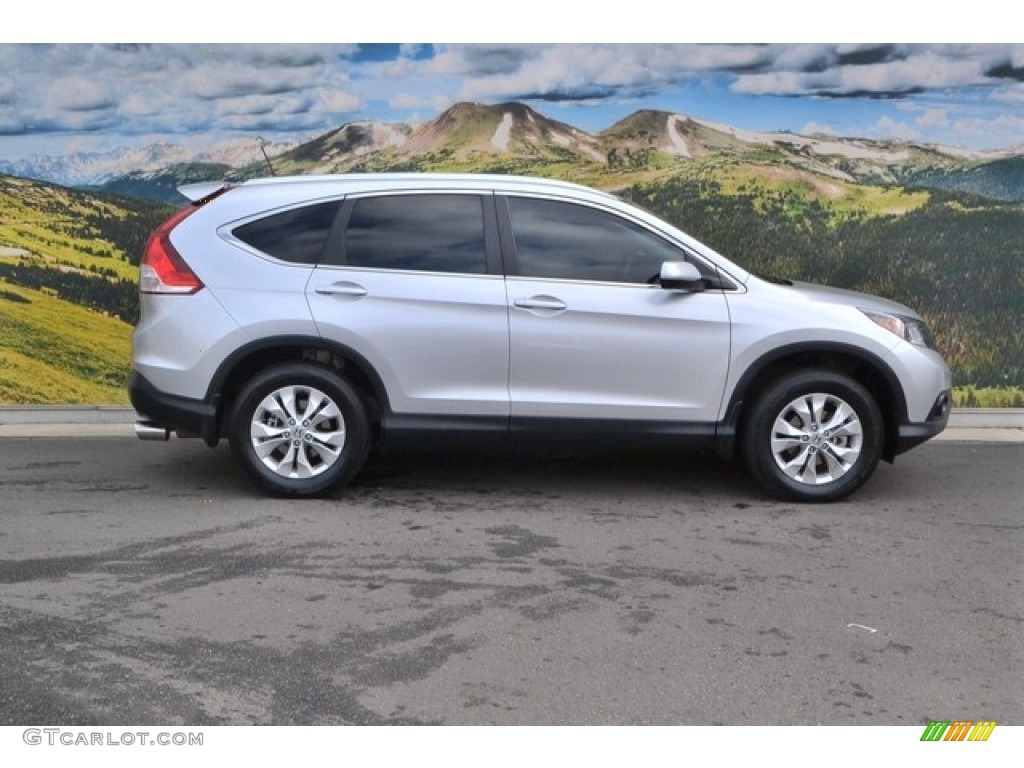 2014 CR-V EX-L AWD - Alabaster Silver Metallic / Black photo #2