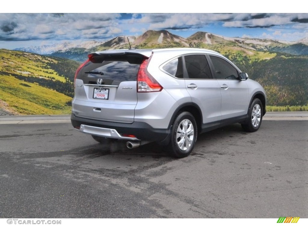 2014 CR-V EX-L AWD - Alabaster Silver Metallic / Black photo #3