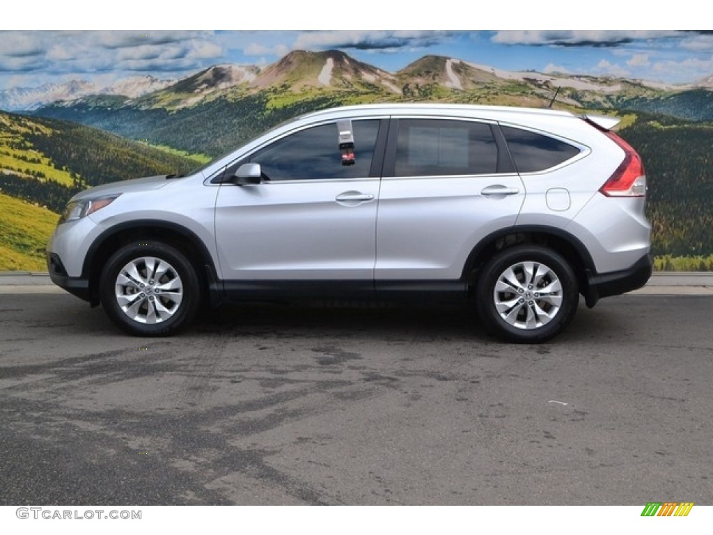 2014 CR-V EX-L AWD - Alabaster Silver Metallic / Black photo #6