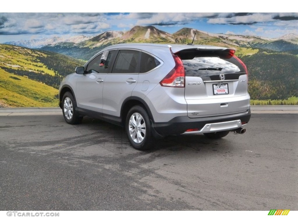 2014 CR-V EX-L AWD - Alabaster Silver Metallic / Black photo #8