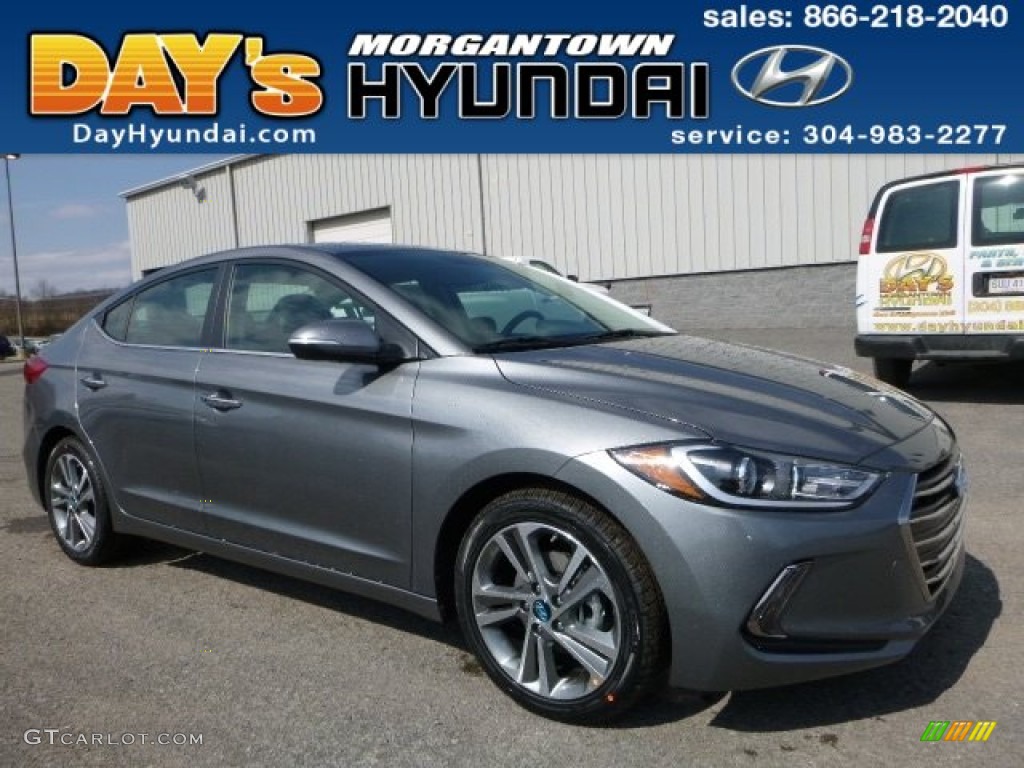 2017 Elantra Limited - Gray / Gray photo #1