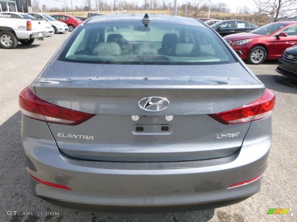 2017 Elantra Limited - Gray / Gray photo #7