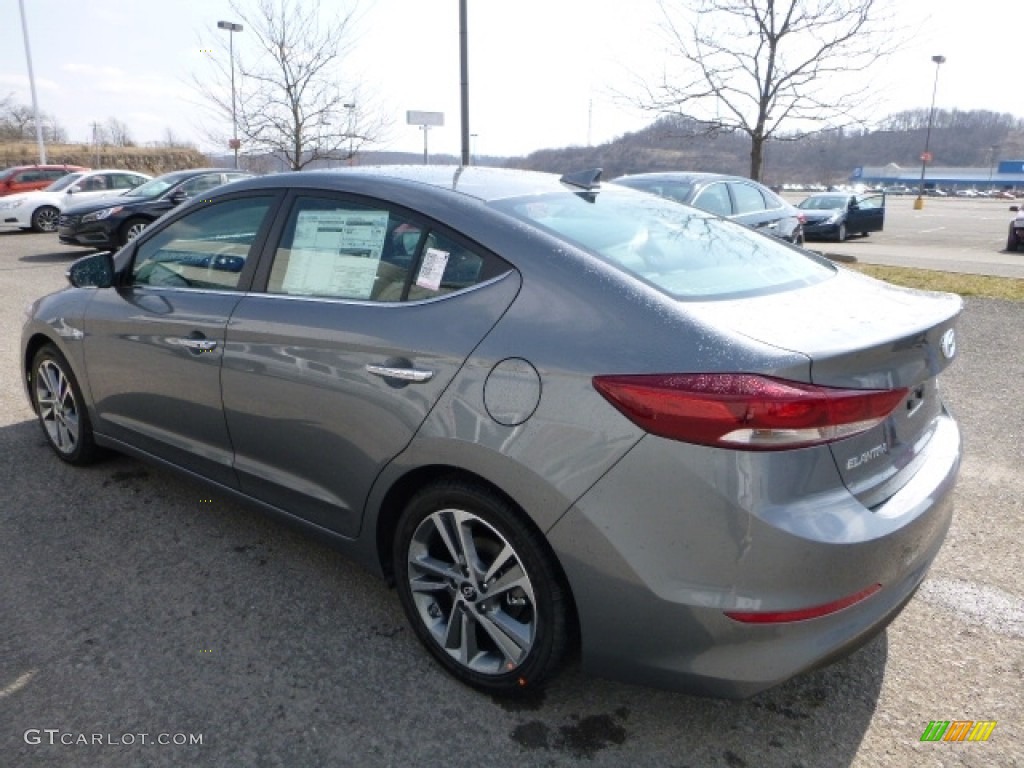 2017 Elantra Limited - Gray / Gray photo #8