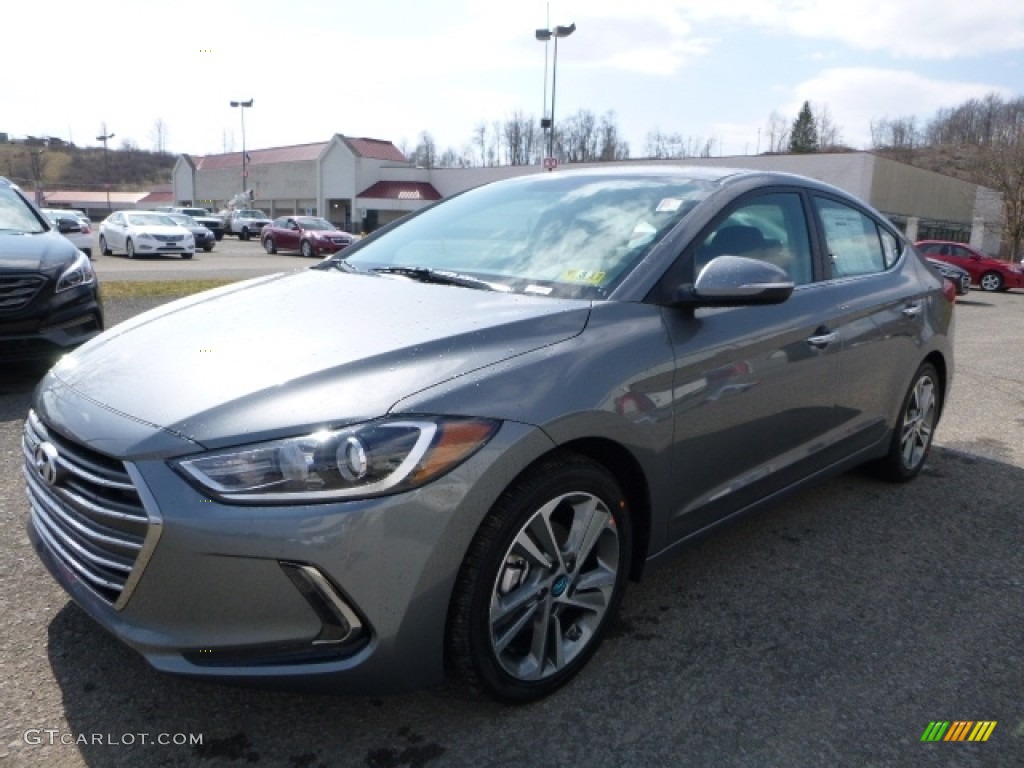 2017 Elantra Limited - Gray / Gray photo #10