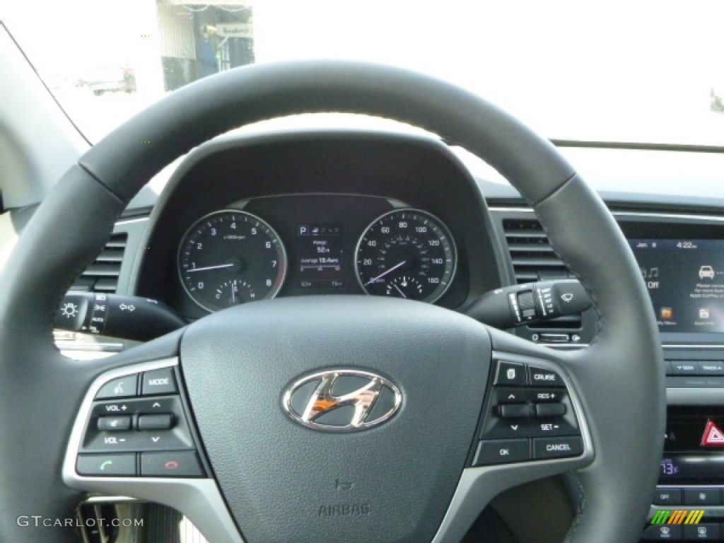 2017 Elantra Limited - Gray / Gray photo #20