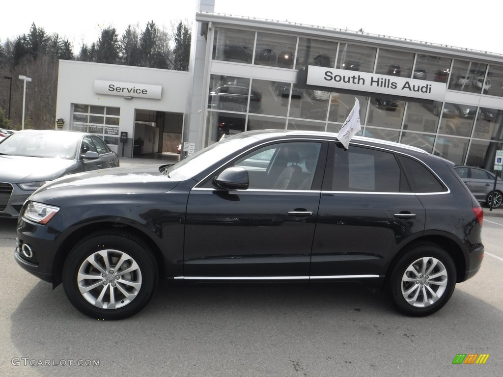2016 Q5 2.0 TFSI Premium quattro - Moonlight Blue Metallic / Chestnut Brown photo #2