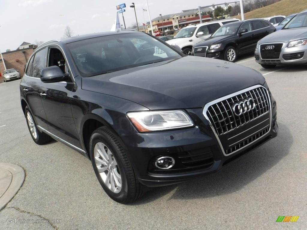 2016 Q5 2.0 TFSI Premium quattro - Moonlight Blue Metallic / Chestnut Brown photo #8