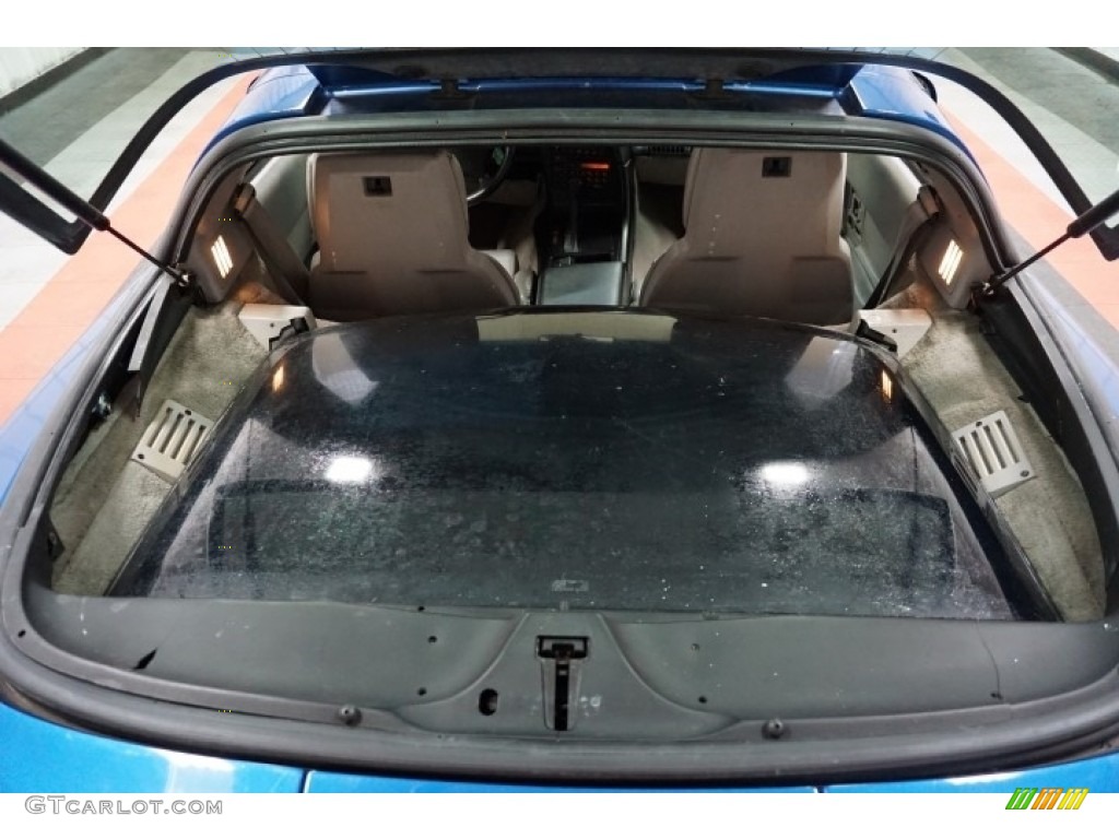 1992 Corvette Coupe - Medium Quasar Blue Metallic / Gray photo #19