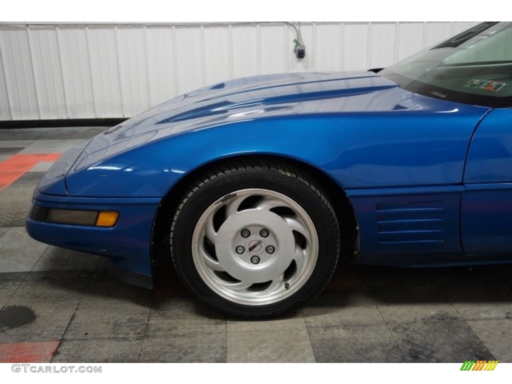 1992 Corvette Coupe - Medium Quasar Blue Metallic / Gray photo #71