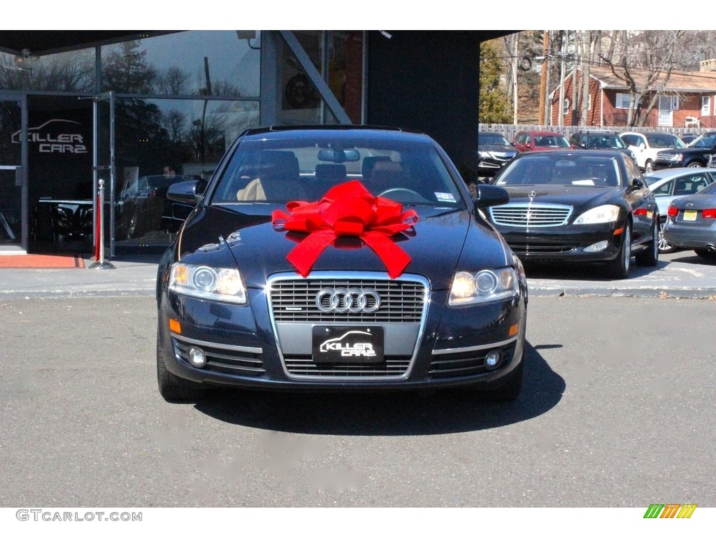 2007 A6 3.2 quattro Sedan - Night Blue Pearl / Amaretto photo #2