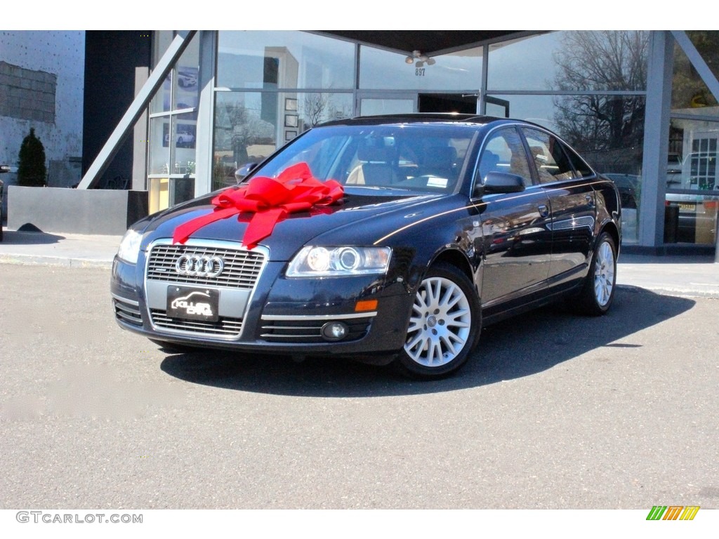 2007 A6 3.2 quattro Sedan - Night Blue Pearl / Amaretto photo #3