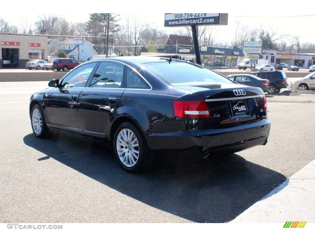 2007 A6 3.2 quattro Sedan - Night Blue Pearl / Amaretto photo #5