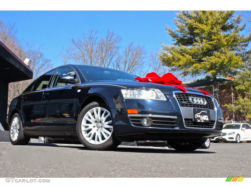 2007 A6 3.2 quattro Sedan - Night Blue Pearl / Amaretto photo #10