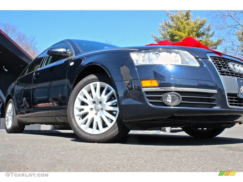 2007 A6 3.2 quattro Sedan - Night Blue Pearl / Amaretto photo #11