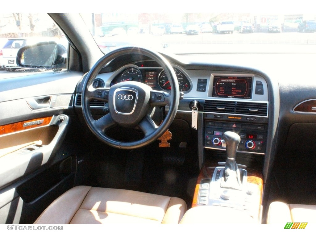 2007 A6 3.2 quattro Sedan - Night Blue Pearl / Amaretto photo #34
