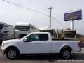 Oxford White - F150 Lariat SuperCab Photo No. 2