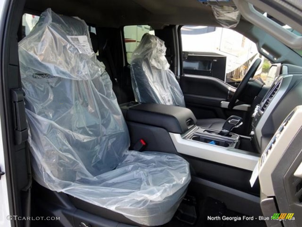 2016 F150 Lariat SuperCab - Oxford White / Black photo #12